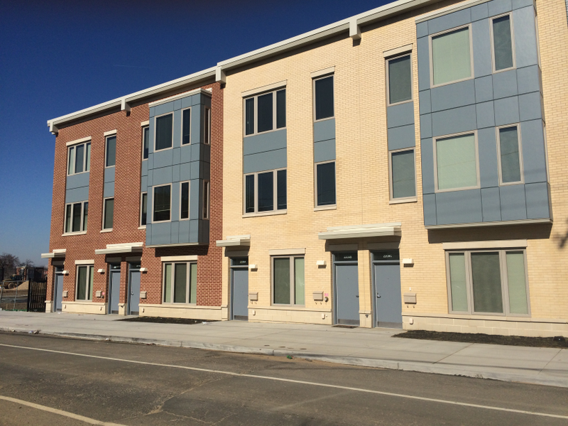 New housing is popping up near Vaux High School, one piece of a $500 million redevelopment project in blighted North Philadelphia.
